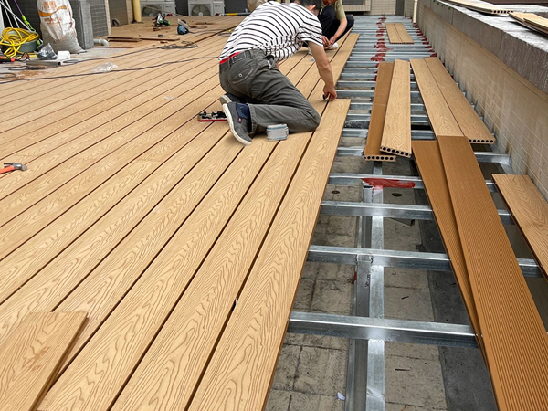 塑木地板工程案例